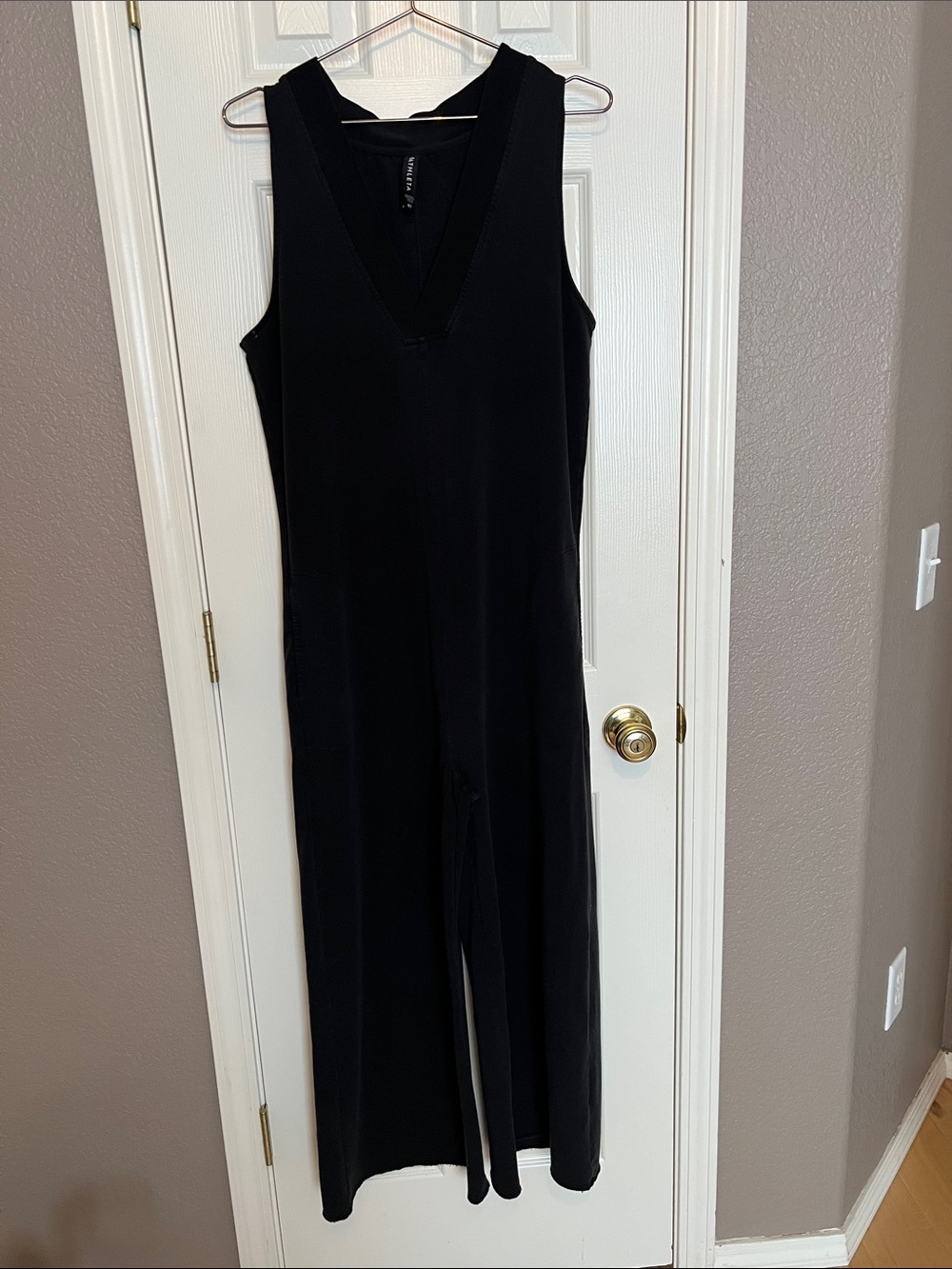 Athleta V-Neck Jumpsuit (flaws)